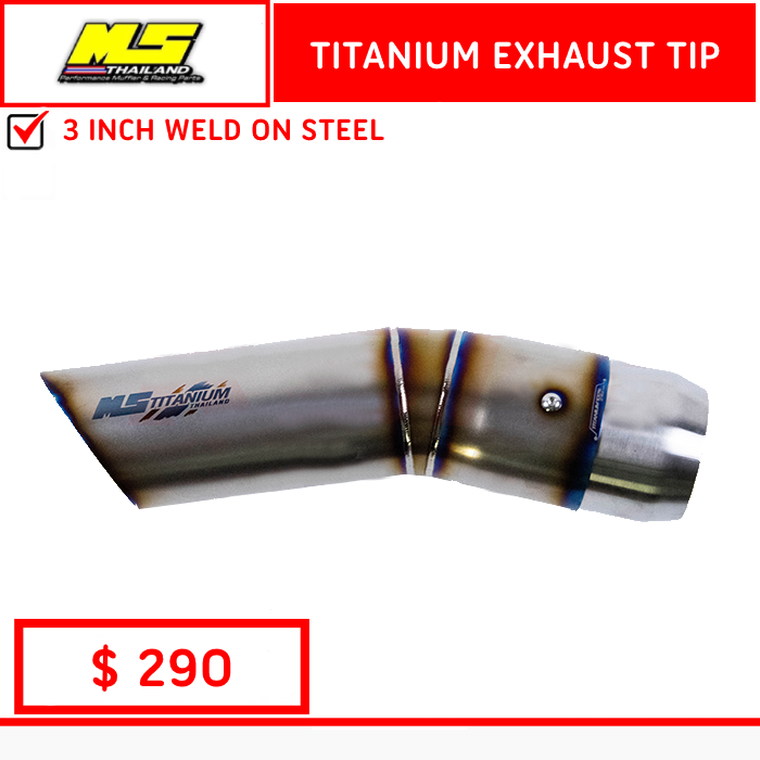 [MS] Titanium Exhaust Tip Bend